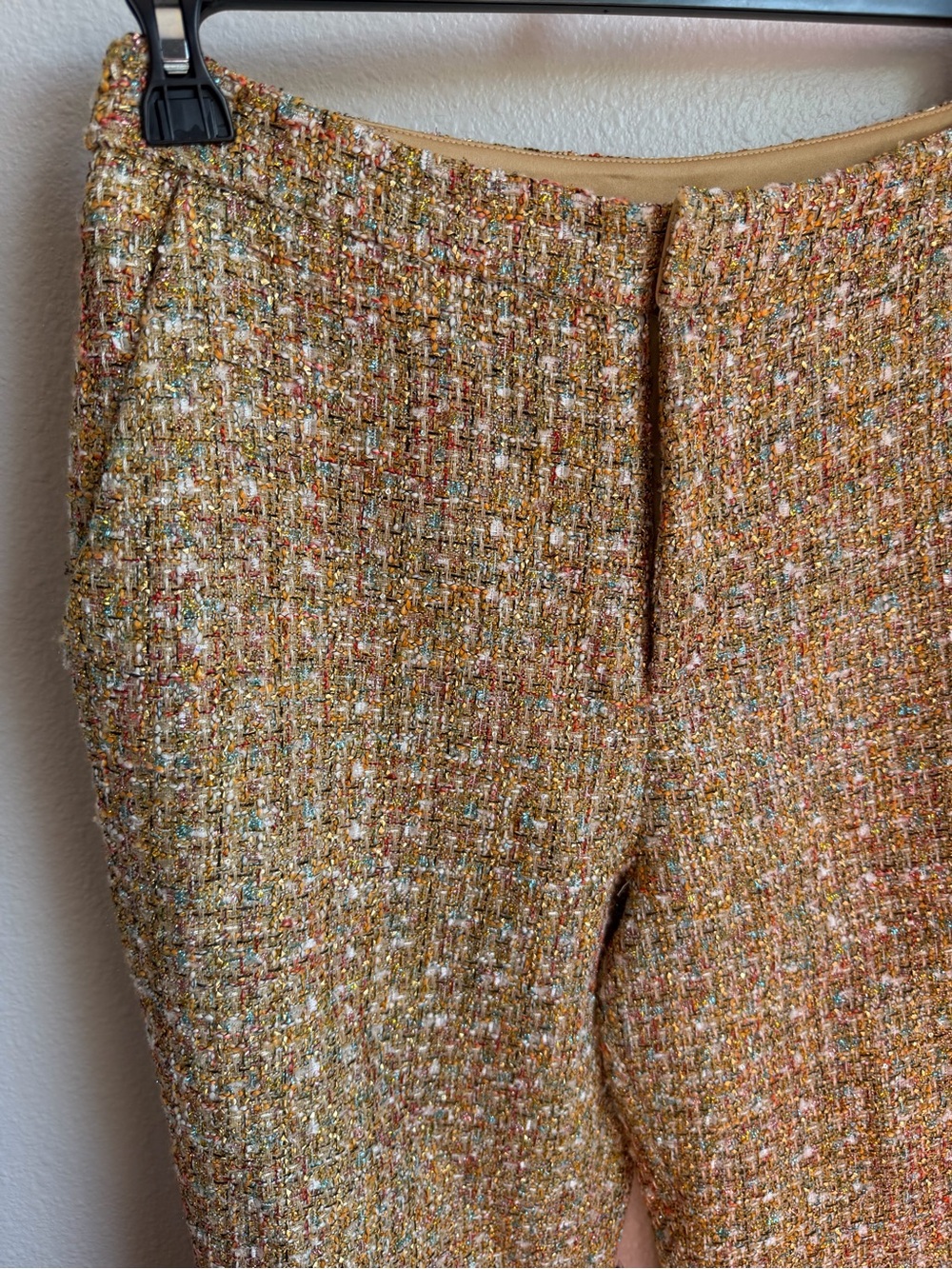 NWT Mestiza New York Theo Bell Bottom Tweed Pants Sz 6 - Picture 10 of 15
